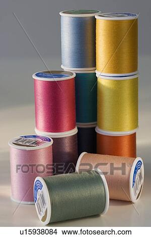 Close up of assorted thread View Large Photo Image Picture - Close up of assorted thread. Fotosearch