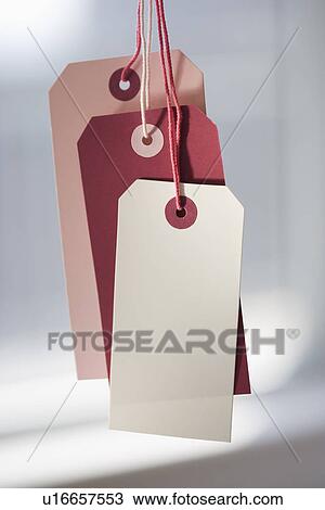 Close up of blank price tags View Large Photo Image Stock Image - Close up of blank price tags. Fotosearch