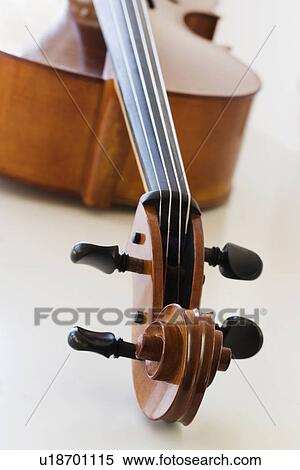 Stock Photography - Close up of cello head. Fotosearch