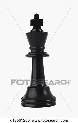 Stock Image - Close up of chess piece. Fotosearch