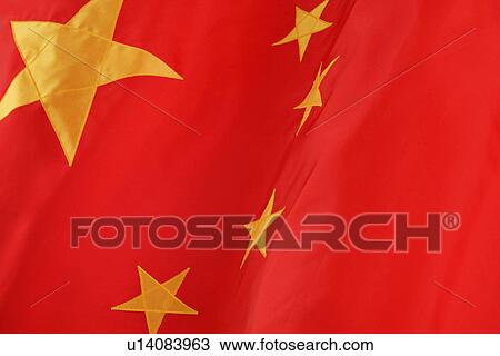 Close up of Chinese flag View Large Photo Image Stock Image - Close up of Chinese flag. Fotosearch