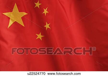 Close up of Chinese flag View Large Photo Image Stock Image - Close up of Chinese flag. Fotosearch