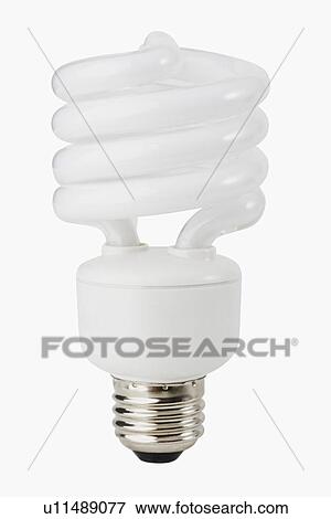 Close up of energy conservation light bulb View Large Photo Image Stock Photo - Close up of energy conservation light bulb. Fotosearch
