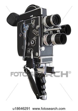 Stock Image - Close up of film camera. Fotosearch