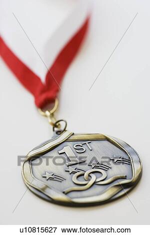Close up of First Place medal View Large Photo Image Stock Photo - Close up of First Place medal. Fotosearch