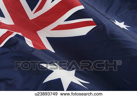 Close up of flag of Australia View Large Photo Image Stock Photo - Close up of flag of Australia. Fotosearch