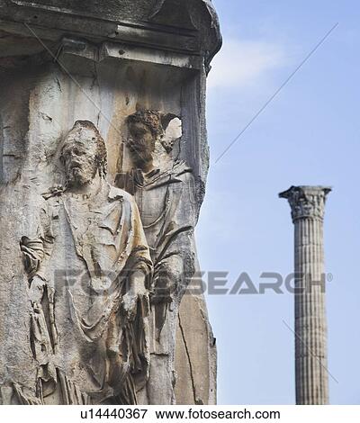 Close up of frieze, Arch of Septimius Severus, Roman Forum, Italy View Large Photo Image Stock Photo - Close up of frieze, Arch of Septimius Severus, Roman Forum, Italy. Fotosearch