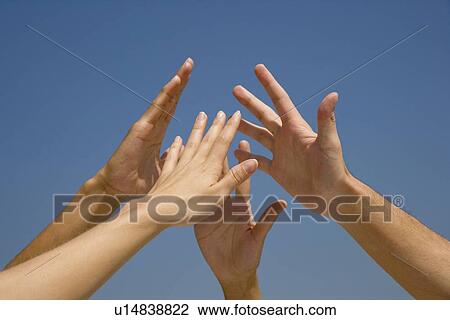 Close up of hands in circle View Large Photo Image Stock Image - Close up of hands in circle. Fotosearch