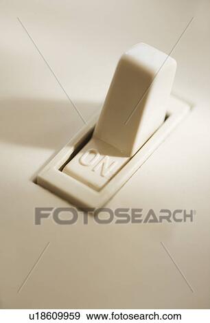 Close up of light switch View Large Photo Image Stock Photo - Close up of light switch. Fotosearch