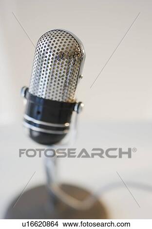 Close up of microphone View Large Photo Image Picture - Close up of microphone. Fotosearch