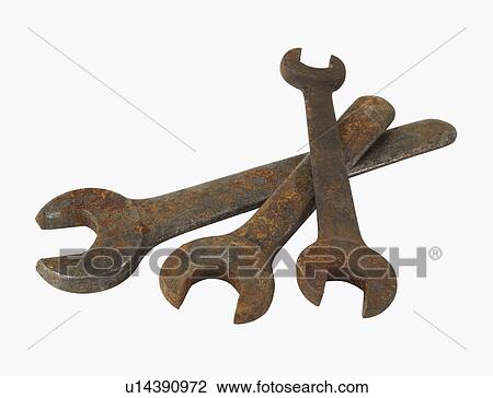 Close up of rusty wrenches View Large Photo Image Stock Image - Close up of rusty wrenches. Fotosearch