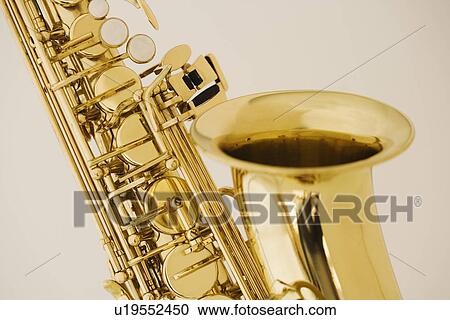 Close up of saxophone View Large Photo Image Stock Image - Close up of saxophone. Fotosearch