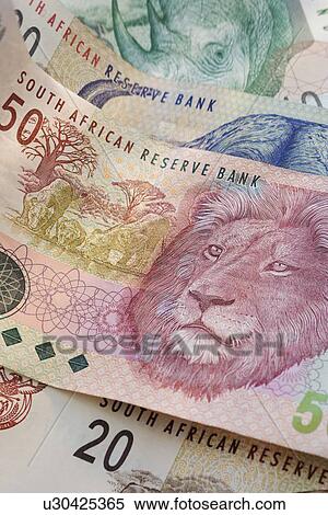 Close up of South African currency View Large Photo Image Stock Photography - Close up of South African currency. Fotosearch