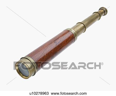 Stock Image - Close up of spyglass. Fotosearch