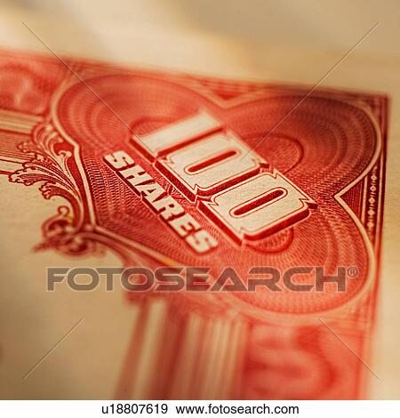 Close up of stock certificate View Large Photo Image Stock Photo - Close up of stock certificate. Fotosearch