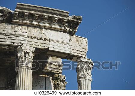 Close up of Temple of Vesta, Roman Forum, Italy View Large Photo Image Stock Photo - Close up of Temple of Vesta, Roman Forum, Italy. Fotosearch