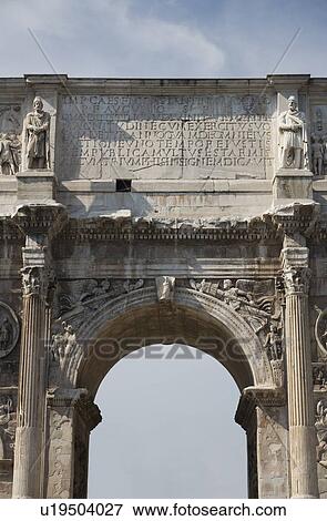 Close up of the Arch of Constantine, Italy View Large Photo Image Stock Photo - Close up of the Arch of Constantine, Italy. Fotosearch