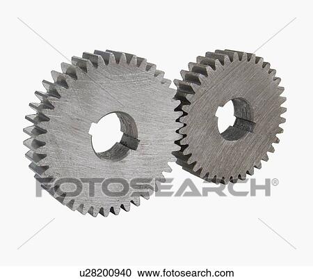 Close up of two cog wheels View Large Photo Image Stock Image - Close up of two cog wheels. Fotosearch
