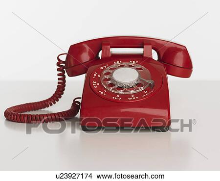 Close up studio shot of rotary telephone View Large Photo Image Picture - Close up studio shot of rotary telephone. Fotosearch