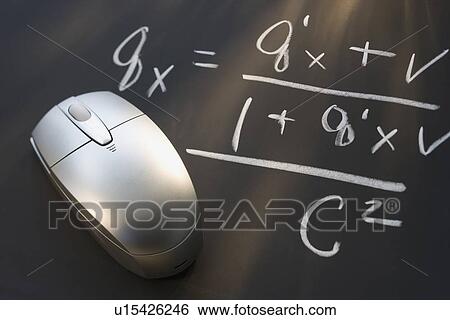 Computer mouse next to mathematical formula View Large Photo Image Stock Photograph - Computer mouse next to mathematical formula. Fotosearch