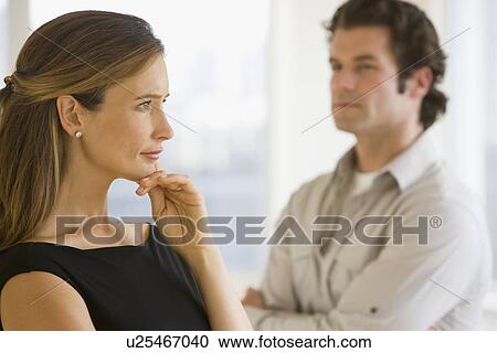 Couple having argument View Large Photo Image Stock Image - Couple having argument. Fotosearch