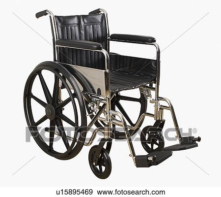 Stock Photo - Empty wheelchair. Fotosearch