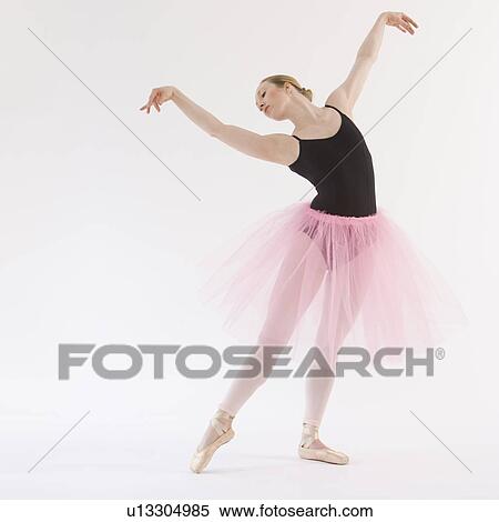 Stock Photography - Female ballet dancer dancing. Fotosearch