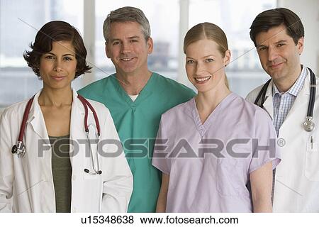 Stock Photo - Group of medical professionals. Fotosearch