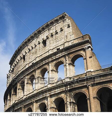 Low angle view of the Colosseum, Italy View Large Photo Image Stock Photography - Low angle view of the Colosseum, Italy. Fotosearch