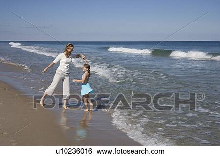 Mother and daughter dancing at beach View Large Photo Image Stock Photograph - Mother and daughter dancing at beach. Fotosearch