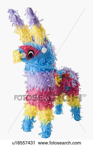 Stock Image - Pinata on table. Fotosearch