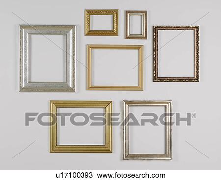 Still life of hanging picture frames without pictures View Large Photo Image Stock Image - Still life of hanging picture frames without pictures. Fotosearch
