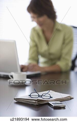 Woman typing on laptop View Large Photo Image Picture - Woman typing on laptop. Fotosearch