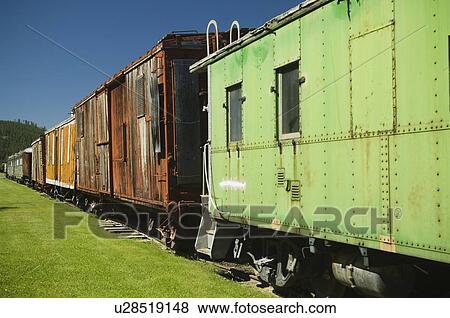 Abandoned freight train View Large Photo Image Stock Photo - Abandoned freight train. Fotosearch