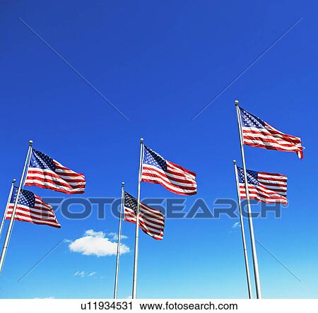 American flags View Large Photo Image Stock Image - American flags. Fotosearch