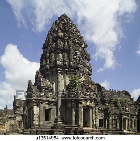 Ancient Temple Angkor Wat Banteay Samre Cambodia View Large Photo Image Picture - Ancient Temple Angkor Wat Banteay Samre Cambodia. Fotosearch