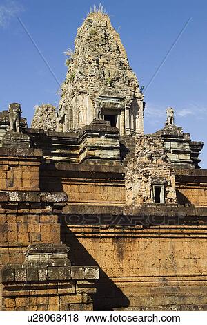 Stock Photo - Ancient Temple Angkor Wat Cambodia Khmer. Fotosearch