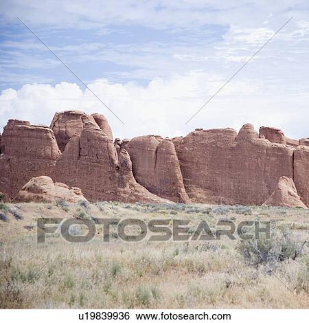 Arches National Park Moab Utah USA View Large Photo Image Stock Photograph - Arches National Park Moab Utah USA. Fotosearch