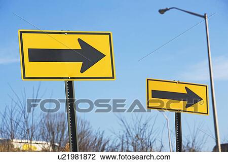 Arrow street signs View Large Photo Image Stock Image - Arrow street signs. Fotosearch