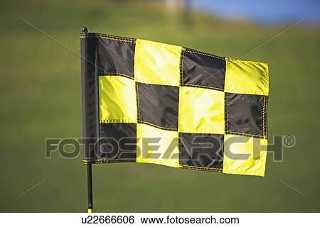 Black and yellow checkered flag View Large Photo Image Stock Photograph - Black and yellow checkered flag. Fotosearch