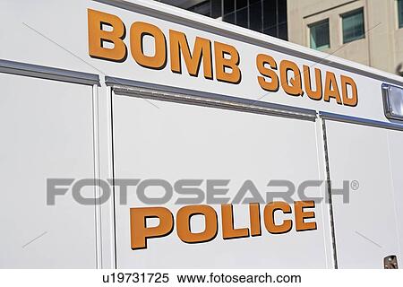 Stock Photography - bomb squad truck. Fotosearch