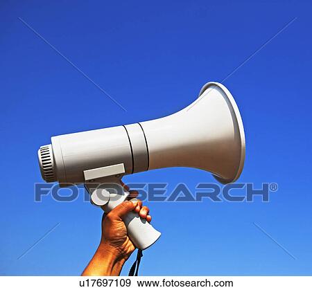 Stock Photo - bullhorn. Fotosearch