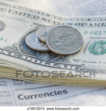 Close up of coins and paper money View Large Photo Image Picture - Close up of coins and paper money. Fotosearch