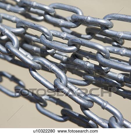 Close up of metal chains View Large Photo Image Stock Image - Close up of metal chains. Fotosearch