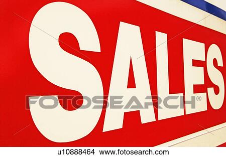 Close up of Sales sign View Large Photo Image Picture - Close up of Sales sign. Fotosearch