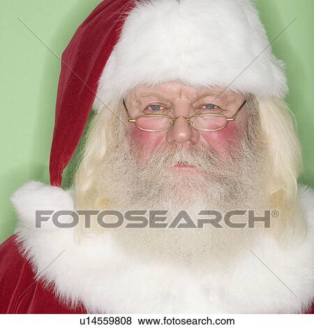 Stock Photo - Close up of Santa Claus. Fotosearch