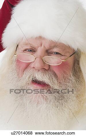 Stock Photo - Close up of Santa Claus. Fotosearch
