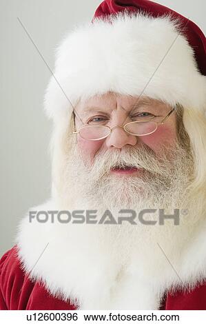 Stock Photograph - Close up of Santa Claus. Fotosearch