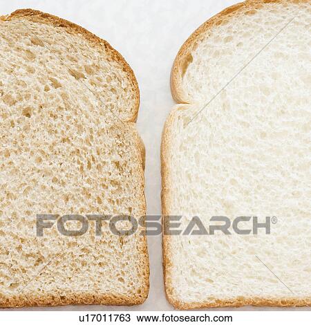 Stock Image - Close up of slices of bread. Fotosearch
