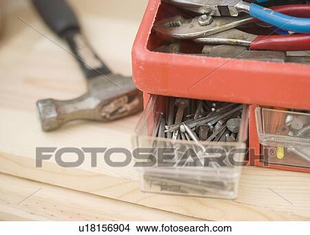 Close up of toolbox View Large Photo Image Picture - Close up of toolbox. Fotosearch